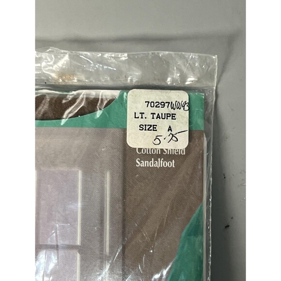 Vintage While You Wait Maternity Pantyhose Size A Taupe Sheer Support Made USA - Picture 2 of 4